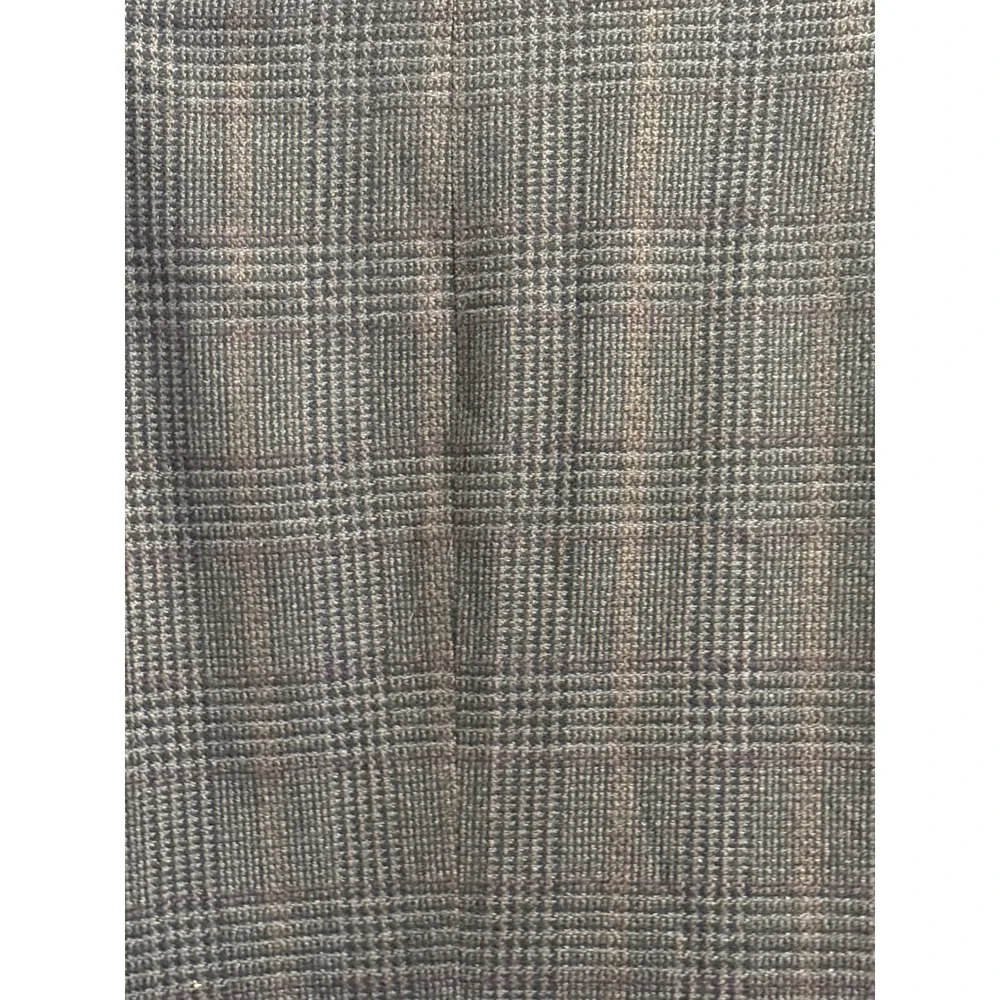 New River Mens 38R Glen Plaid Blazer Grey Brown Made in USA Sport Coat